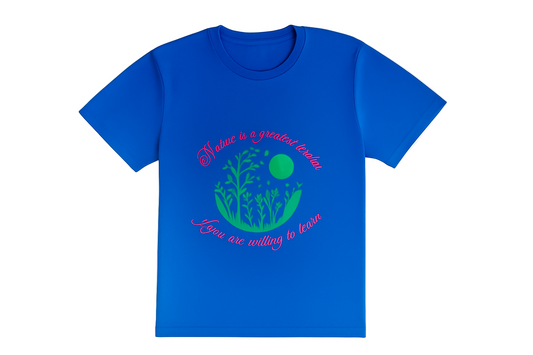 Nature is a greatest teacher Man T-shirt