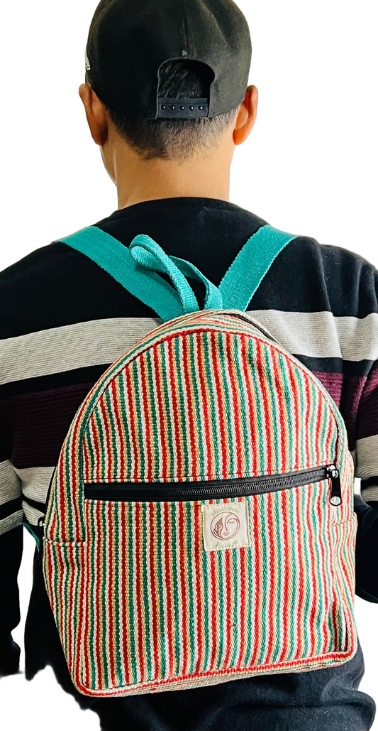 Medium Cotton Thread BackPack- Unisex Use