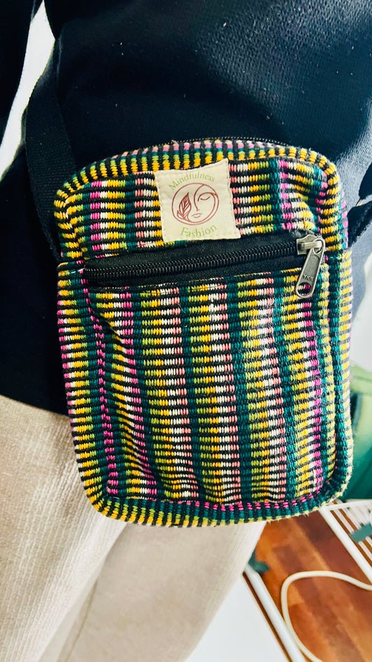 Mobile/Purse Cotton Bag for Unisex use