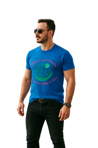 Nature is a greatest teacher Man T-shirt