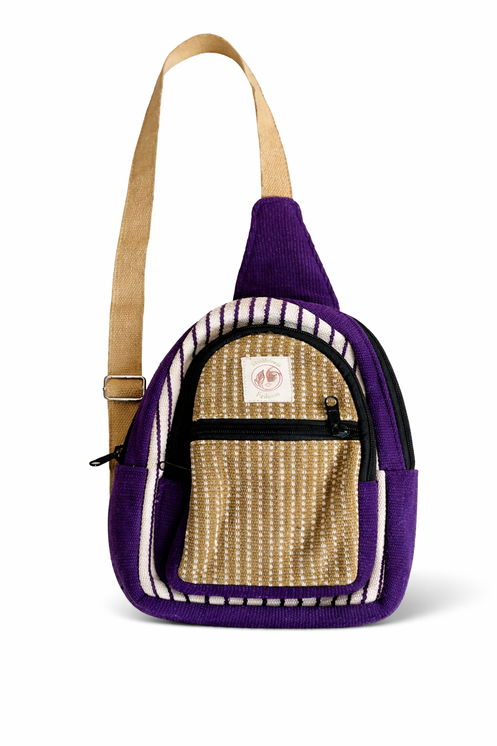 Handmade Cotton thread Cross body bag/ Unisex Use