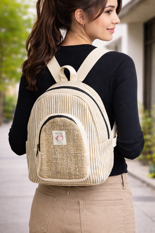 Medium Cotton Thread BackPack- Unisex Use