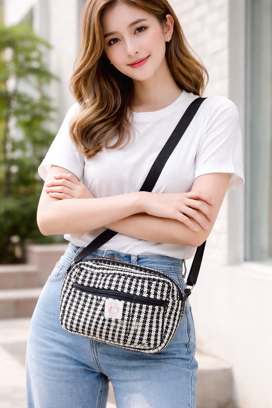 Box Style Shoulder/crossbody Bag/ Unisex Use
