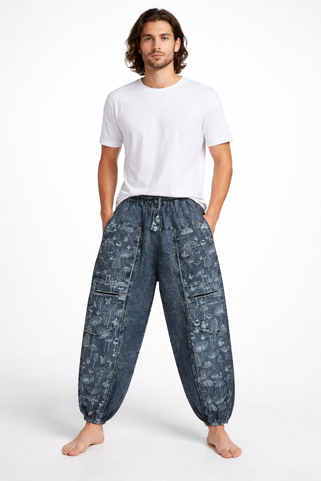 PRINTED WASH PANT-FOR UNISEX