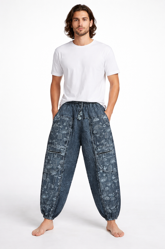 PRINTED WASH PANT-FOR UNISEX