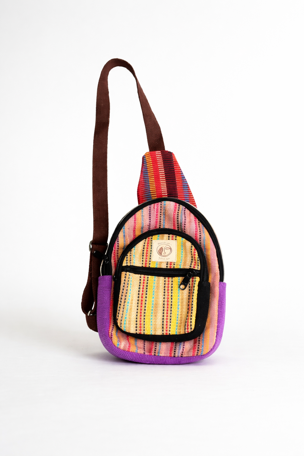 Handmade Cotton thread Cross body bag/ Unisex Use