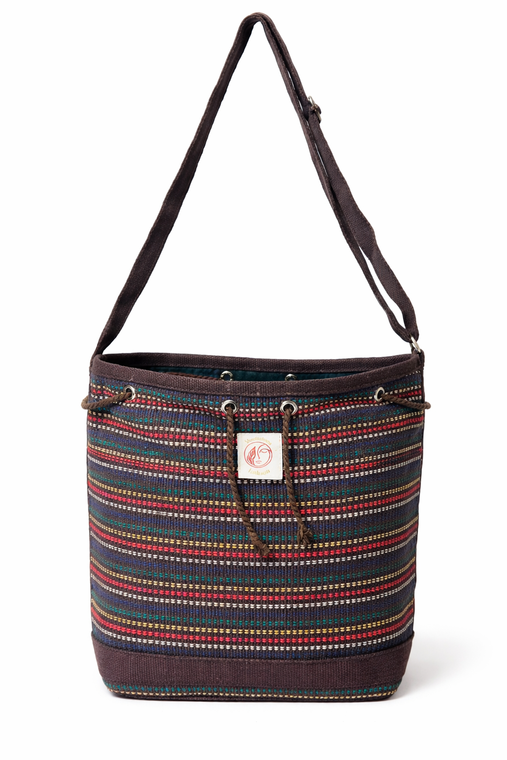 Base stripe shoulder Bag