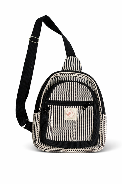 Handmade Cotton thread Cross body bag/ Unisex Use