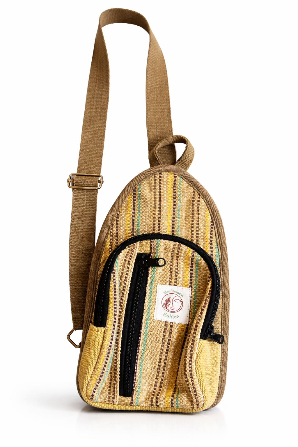 Handmade thread cross cotton bag/ Unisex Use