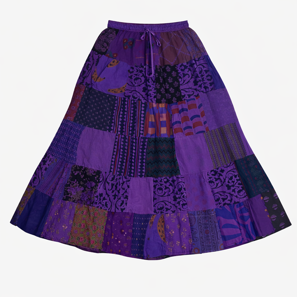 Patchwork Maxi Skirt