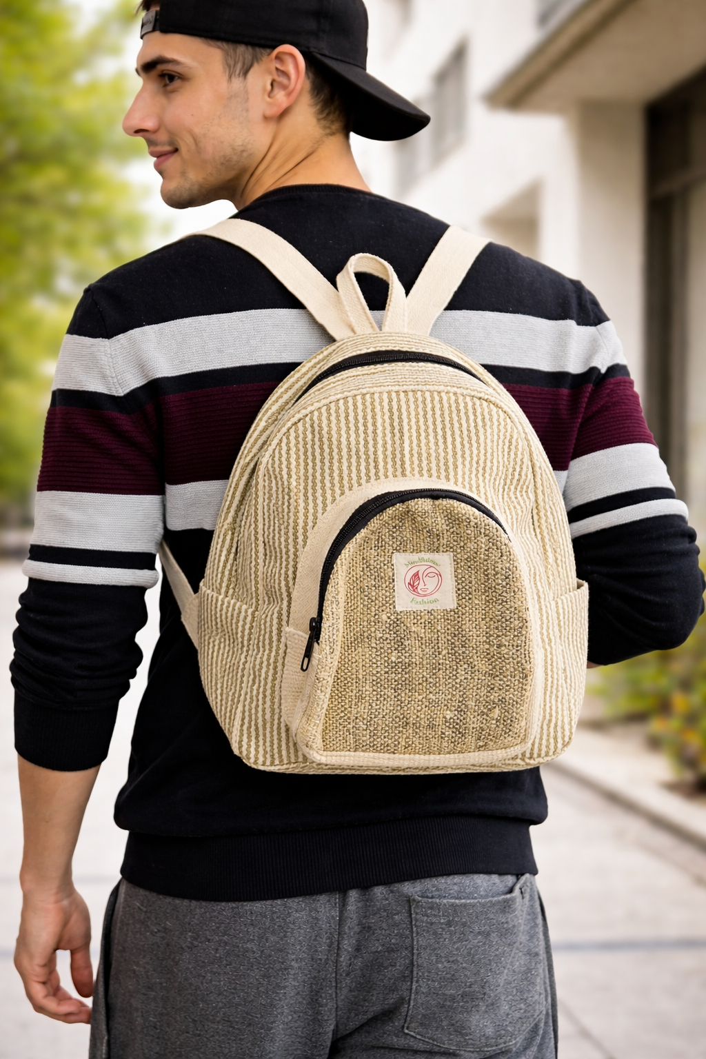 Medium Cotton Thread BackPack- Unisex Use