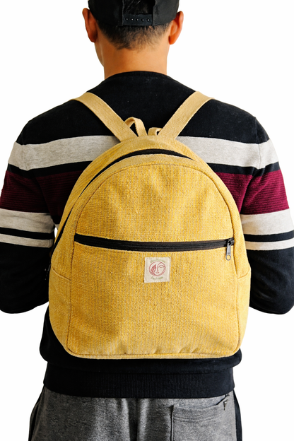 Large Cotton Backpack-Unisex Use
