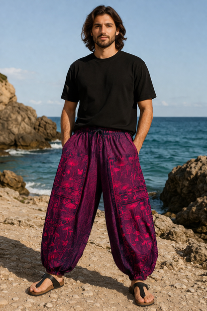 PRINTED WASH PANT-FOR UNISEX