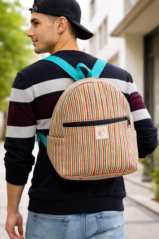 Medium Cotton Thread BackPack- Unisex Use