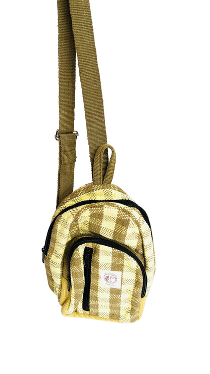 Handmade Cotton thread Cross body bag/ Unisex Use