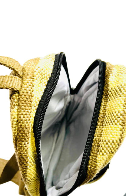 Handmade Cotton thread Cross body bag/ Unisex Use