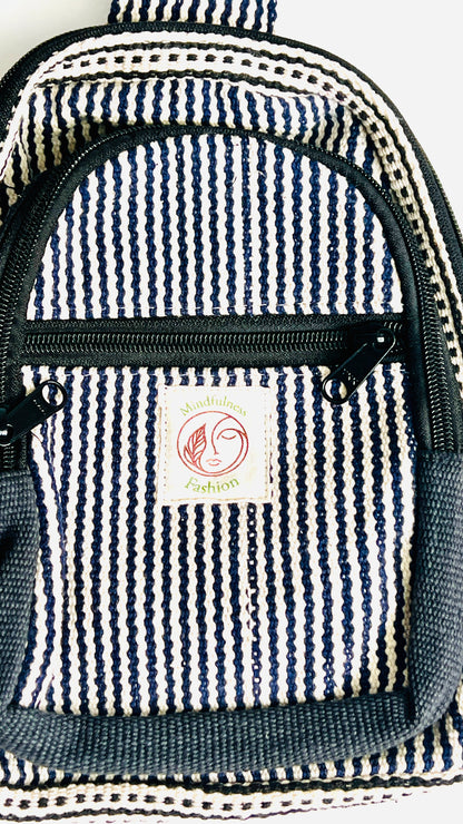 Handmade Cotton thread Cross body bag/ Unisex Use