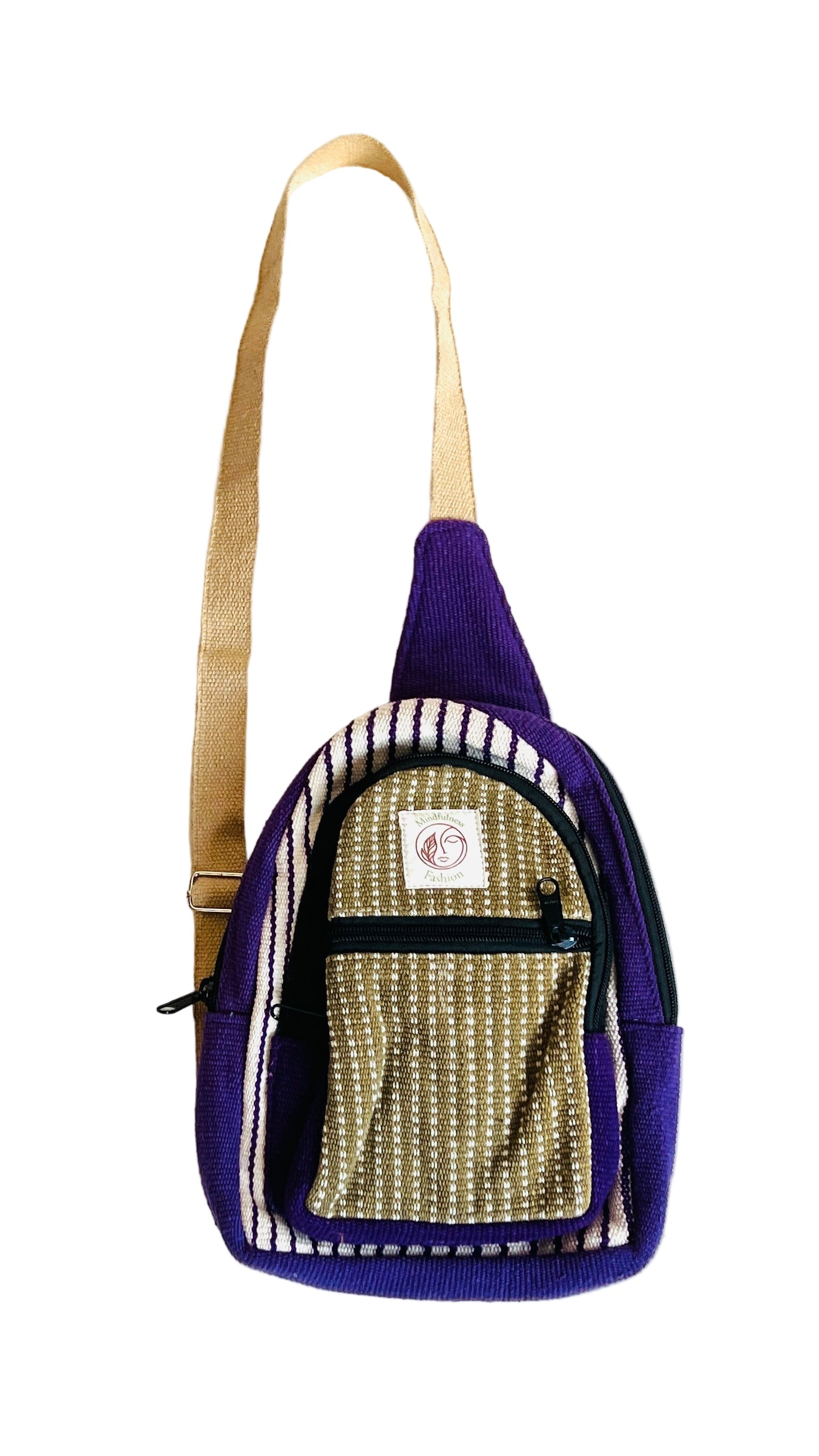 Handmade Cotton thread Cross body bag/ Unisex Use