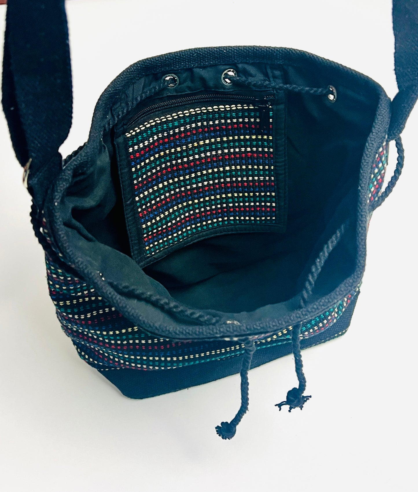 Base stripe shoulder Bag