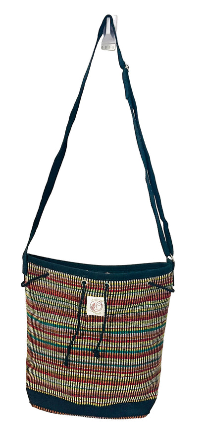 Base stripe shoulder Bag