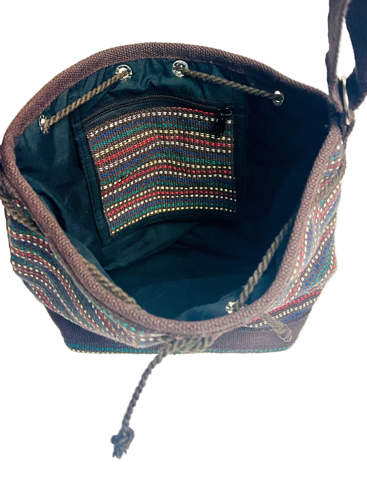 Base stripe shoulder Bag