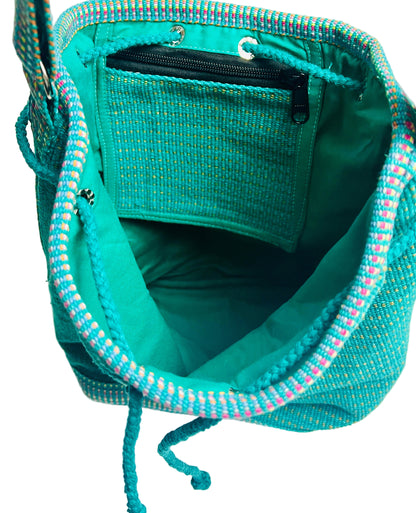 Base stripe shoulder Bag