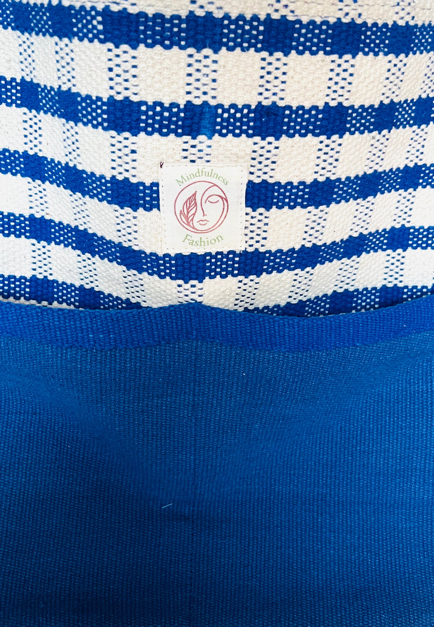 Blue & White Monica Bag