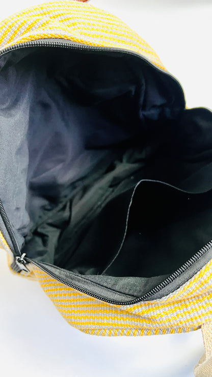 Large Cotton Backpack-Unisex Use