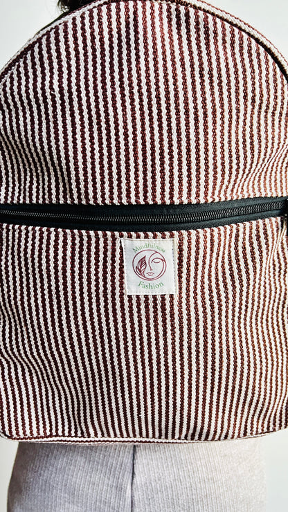 Large Cotton Backpack-Unisex Use