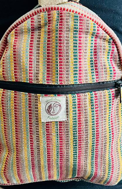Medium Cotton Thread BackPack- Unisex Use