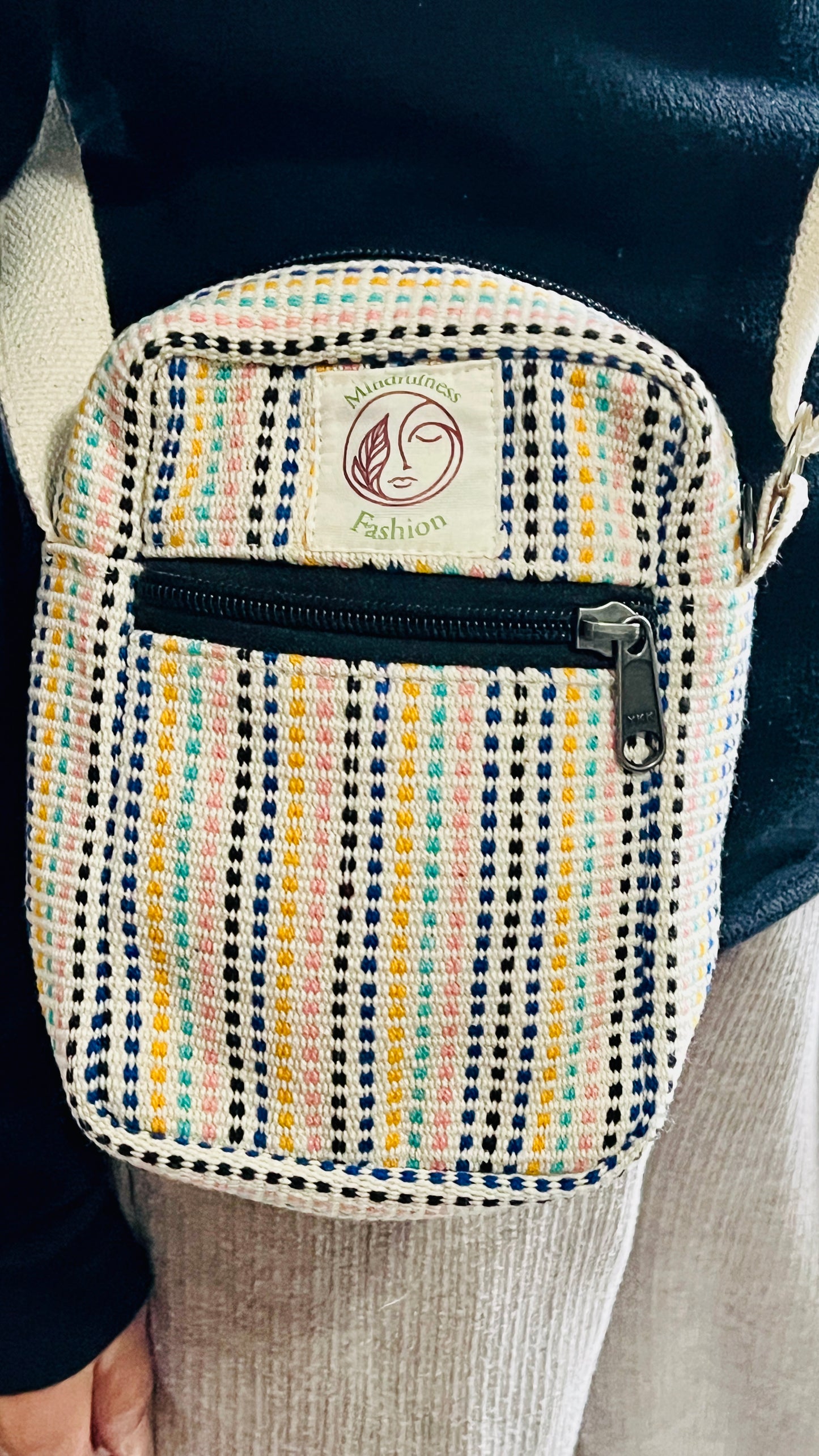 Mobile/Purse Cotton Bag for Unisex use
