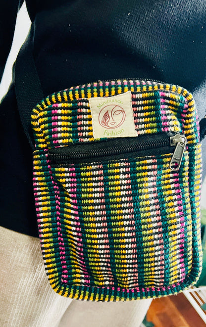 Mobile/Purse Cotton Bag for Unisex use