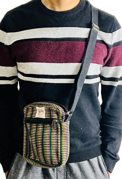Mobile/Purse Cotton Bag for Unisex use