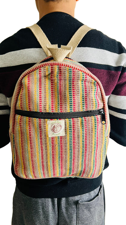 Medium Cotton Thread BackPack- Unisex Use