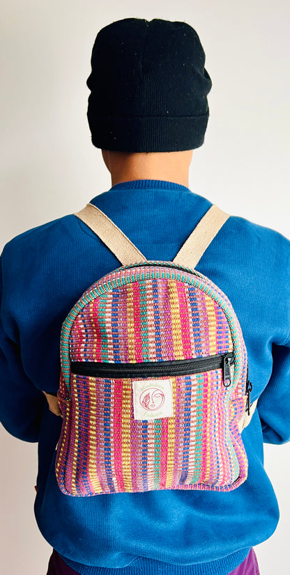 Small Size Cotton Backpack FOR ALL SEX