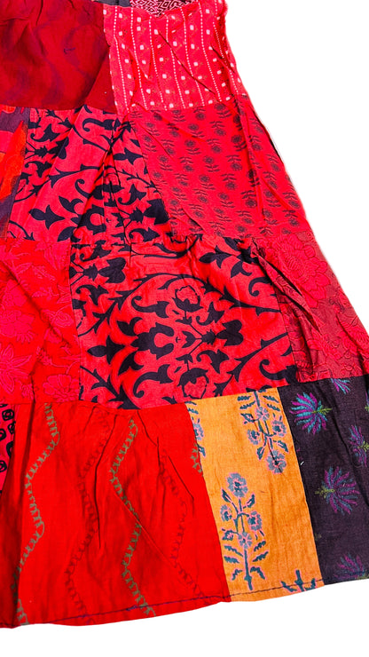 Patchwork Maxi Skirt