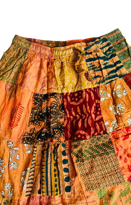Patchwork Maxi Skirt
