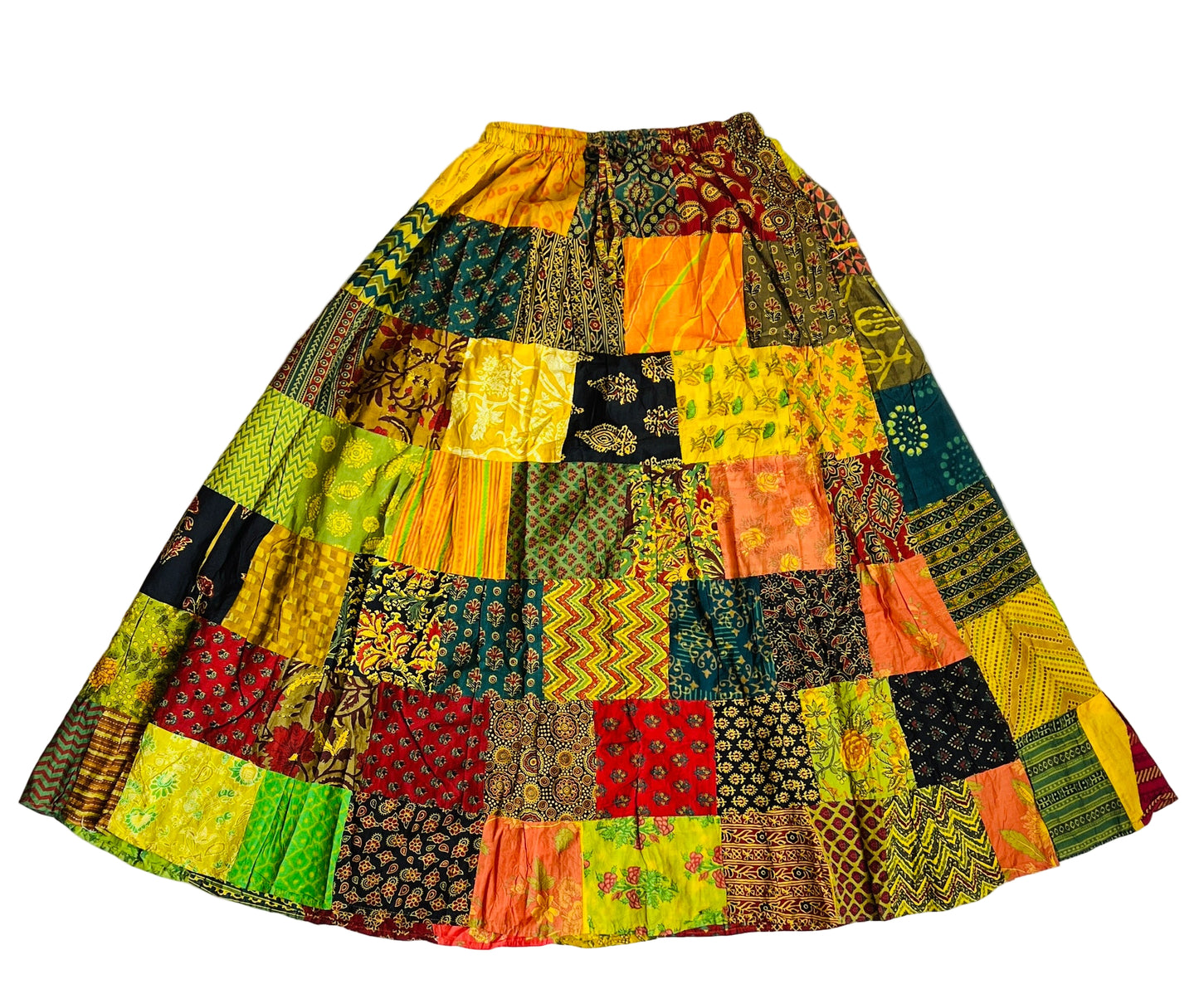 Patchwork Maxi Skirt