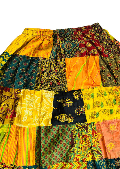 Patchwork Maxi Skirt