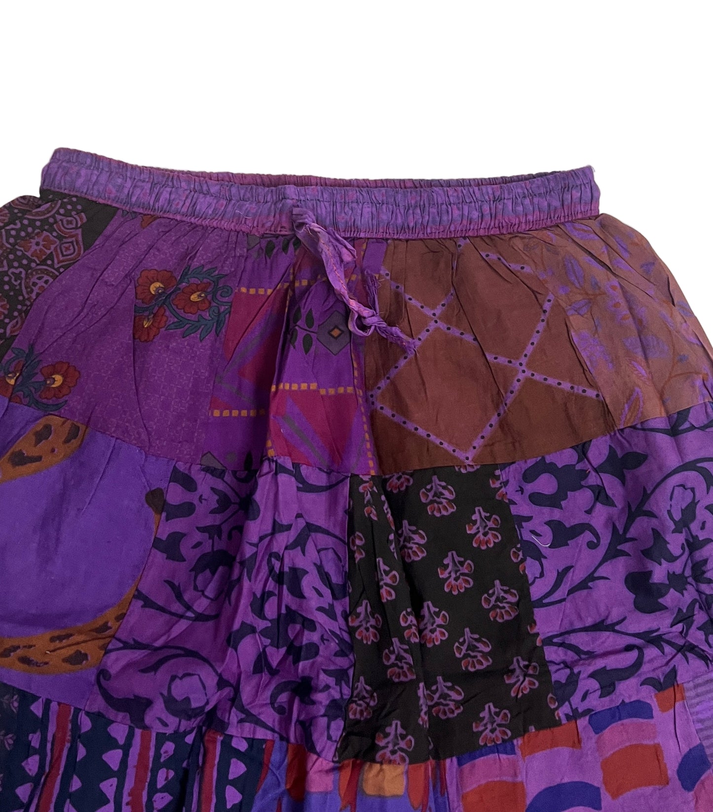 Patchwork Maxi Skirt
