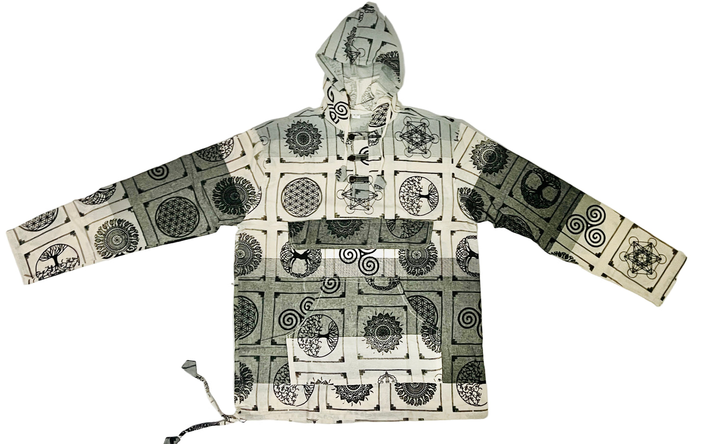 Printed Cotton Hoodie