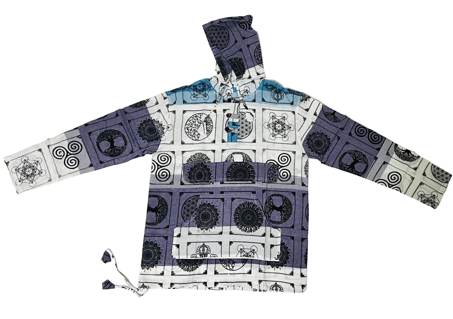 Printed Cotton Hoodie