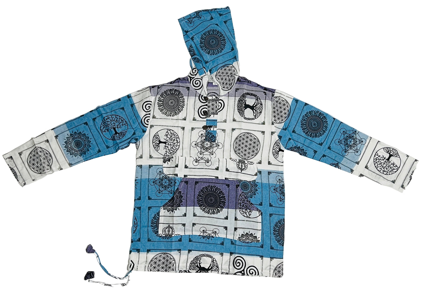 Printed Cotton Hoodie