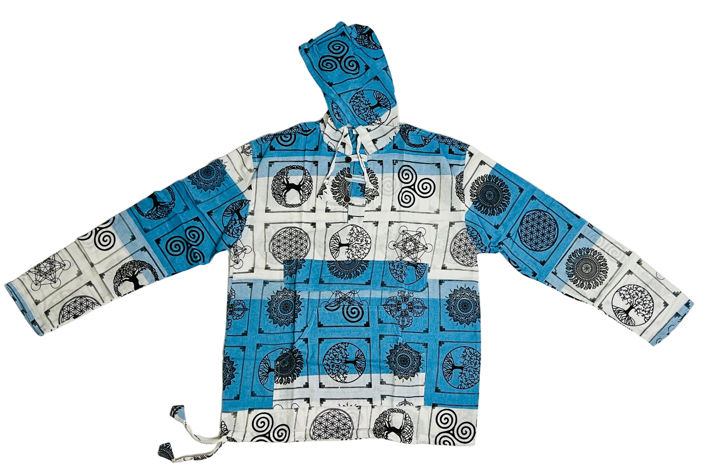 Printed Cotton Hoodie