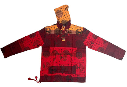 Printed Cotton Hoodie