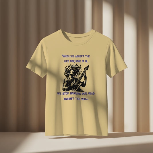 When we accept the life -Gents T-shirt