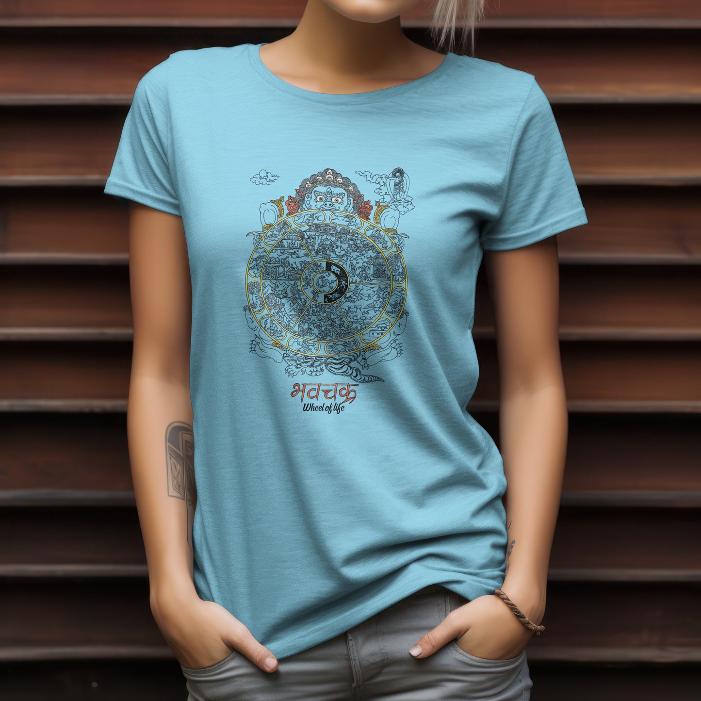 Wheel of life-Unisex T-shirt