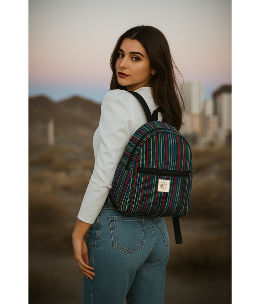 Medium Cotton Thread BackPack- Unisex Use