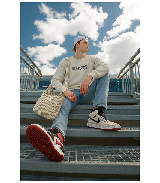 Shoulder hanging  Cotton Thread Bag for all